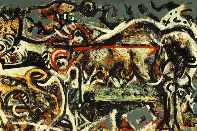 Stampa ta 'Jackson Pollock "Wolf"