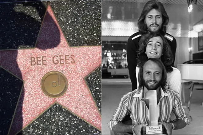 Bee Gees Star à Hollywood Fame Alley