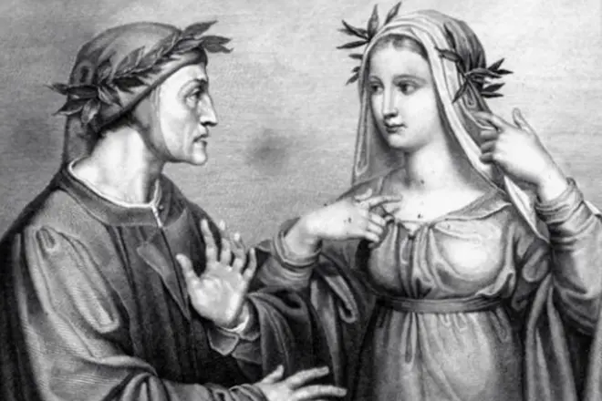 Dante Aligiry i Beatrice