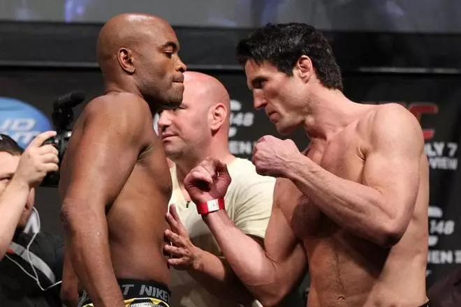 Anderson Silva kaj Cheil Sonnen