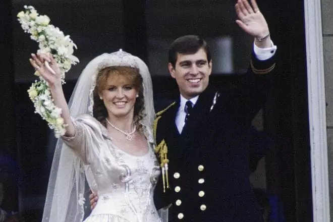 Harusi Sarah Ferguson na Prince Andrew.