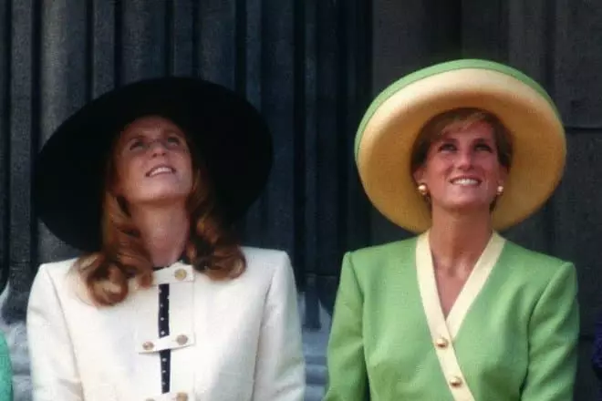 Sarah Ferguson and Princess Diana