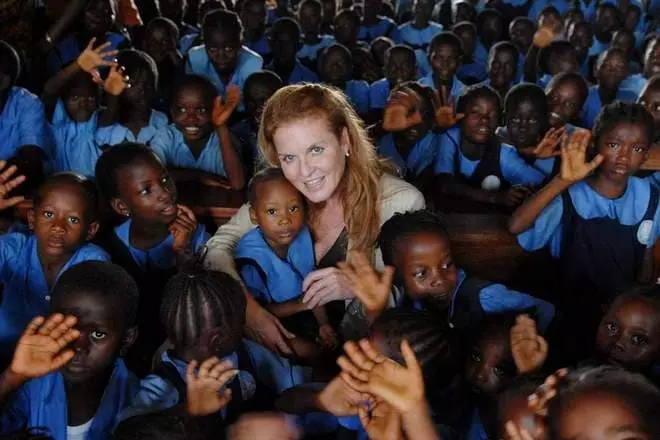 Sarah Ferguson di Afrika