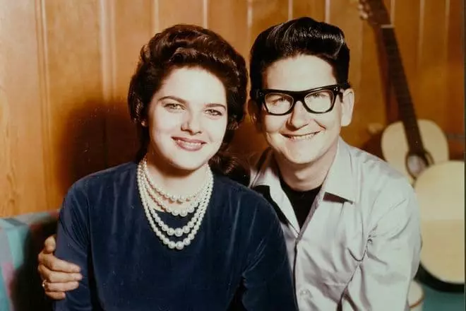 Roy Orbison và người vợ đầu tiên của ông Klodett Fredy