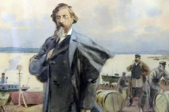 Portret van Nikolai Chernyshevsky