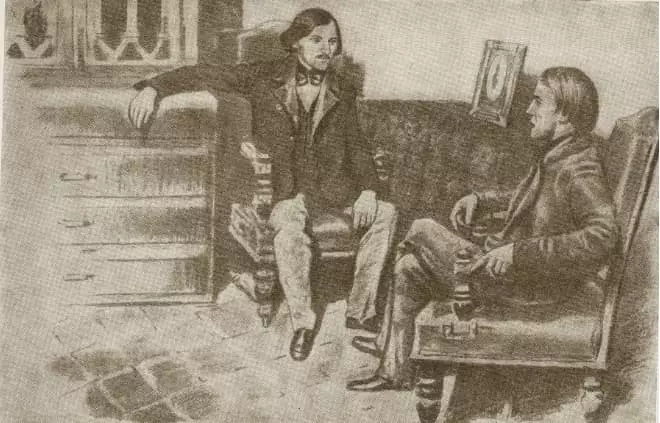 Vissarion Belinsky un Nikolay Gogol
