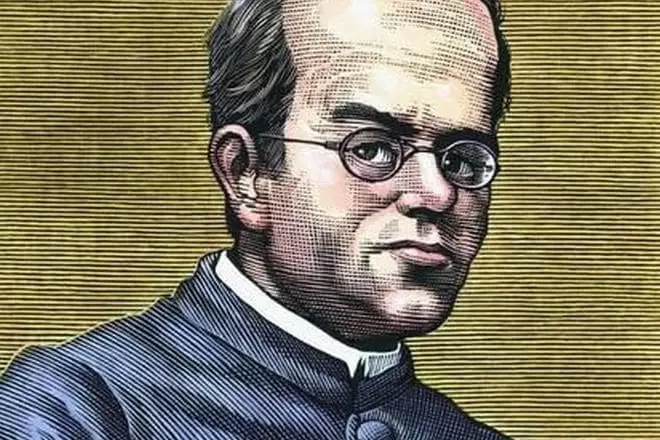 Porträtt av Gregor Mendel