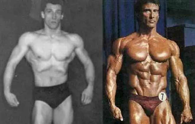 فرانک زین قبل و بعد از آموزش