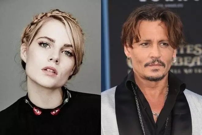 Lucy Bointon e Johnny Depp