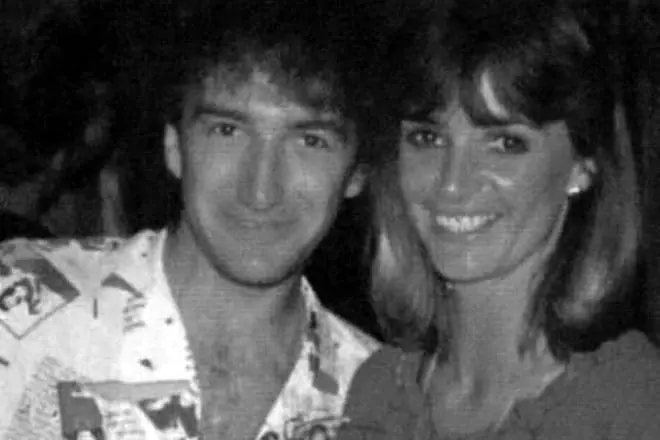 John Deacon û jina wî Veronica Tetzluff