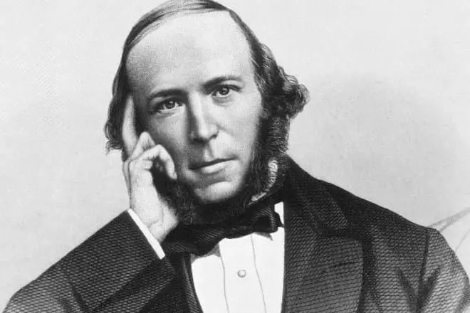 Herbert Spencer mewn ieuenctid