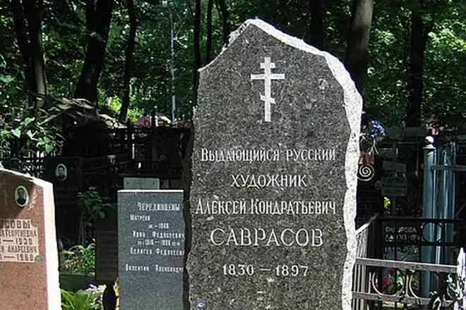 Alexey Savrasova'nın mezarı