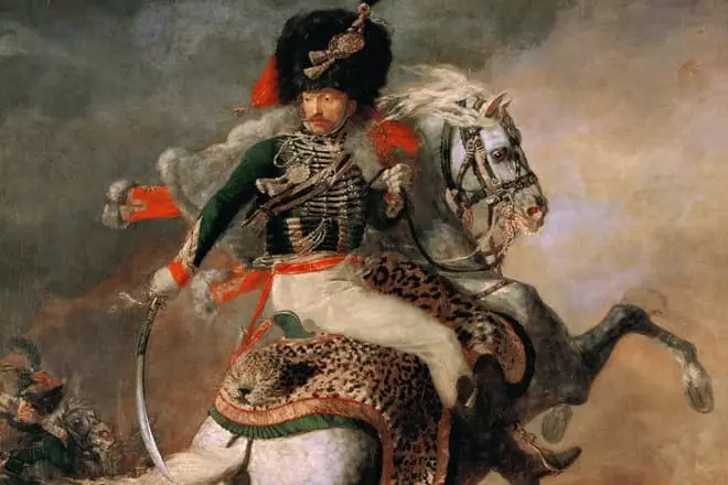 Immagine di Theodore Zhriko "Officer di Hyermen equestrian della guardia imperiale, andando all'attacco"