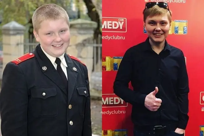 Pavel Bessonov在减肥之前和之后
