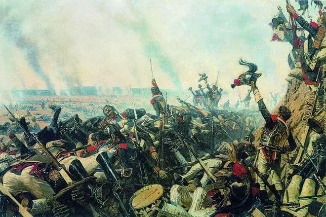 Vasily Vereshchagin的图片“Borodino Battle的尽头”