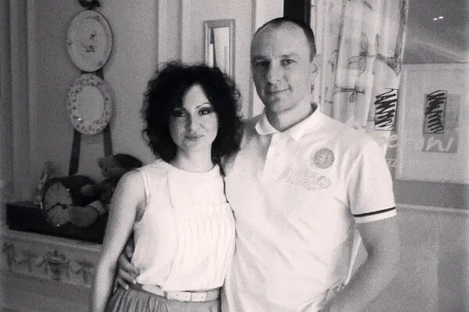 Zhanna Rocacytov un viņas vīrs Mihails