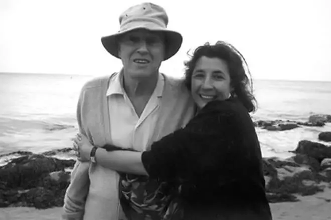 Roald Dal y su esposa Feliciti d'abro