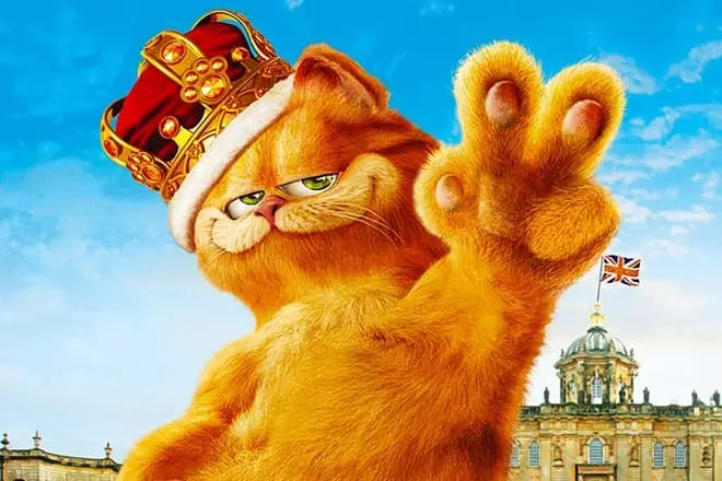 Garfield katika Crown.