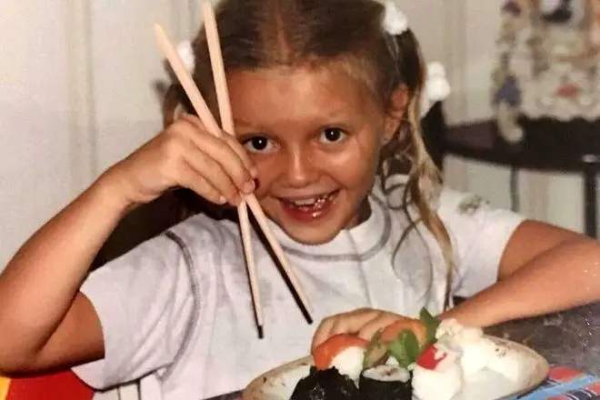 Daria Valitova i barndommen
