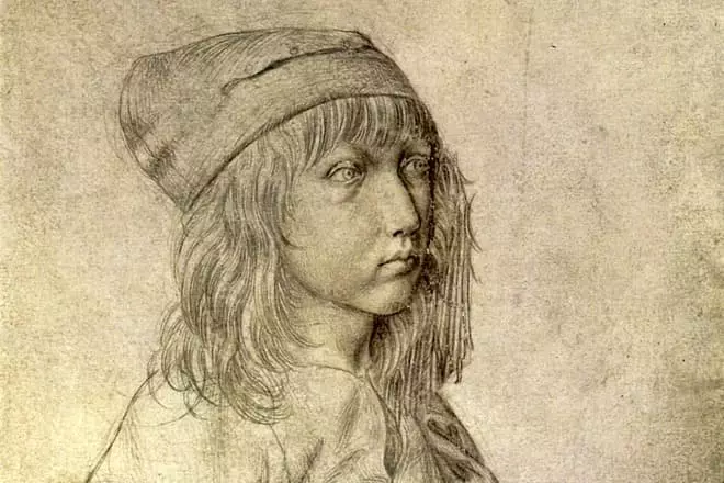 Selsportret Albrecht Durer as bern