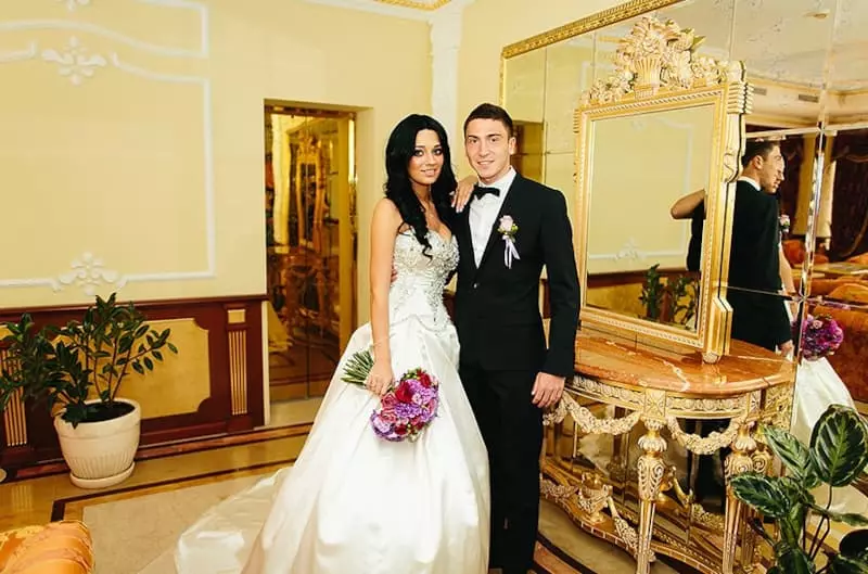 Alexey Iona z żoną Yana