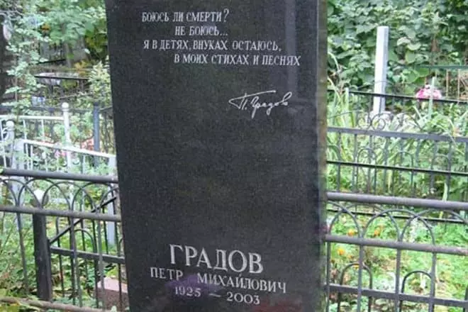 Graven av Peter Gradova.