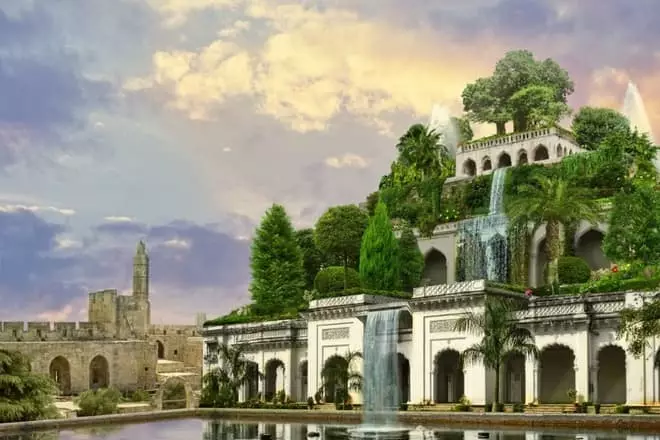 Висящи градини на Вавилон