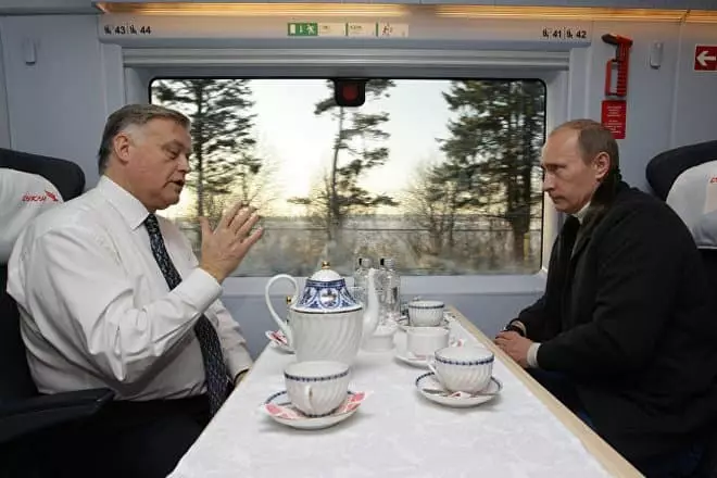 Vladimir Yakunin uye Russian President Vladimir Putin In
