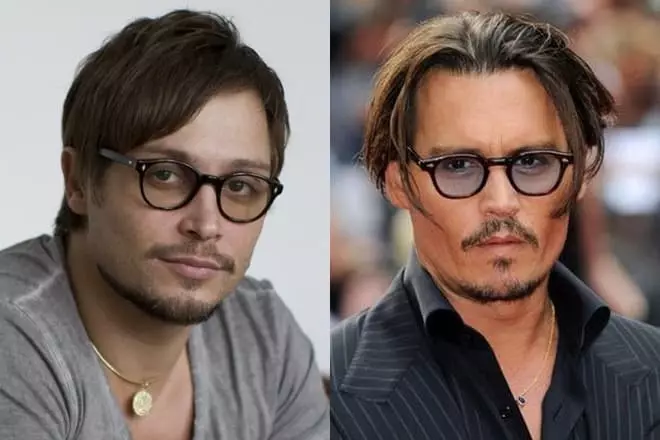 Rodion Yurin a Johnny Depp