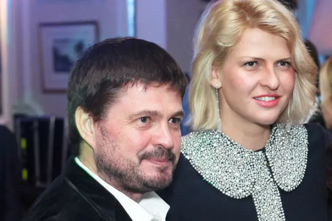 Polina Kizhenko med sin man
