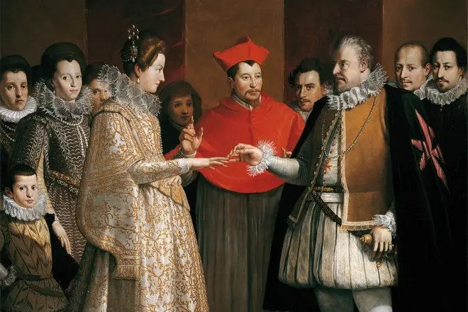 Kasal Ekaterina Medici at Heinrich II.