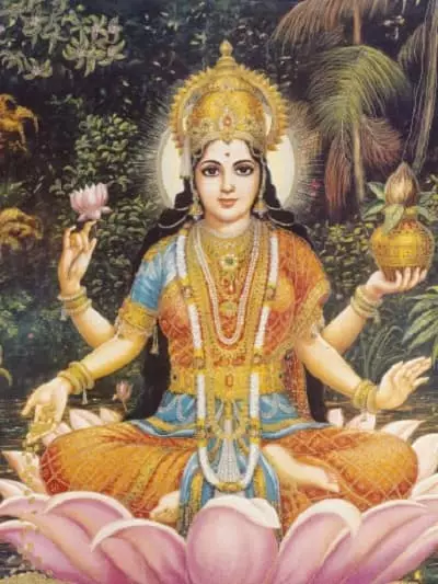 Lakshmi (boginja) - slike, biografija, ime, slika