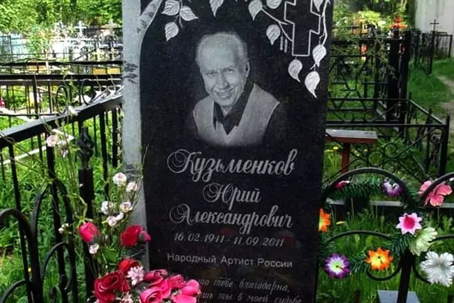 Het graf van Yuri Kuzmenkova