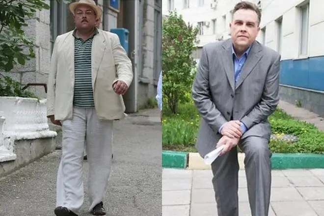 Alexey Kolgan avant et après la perte de poids