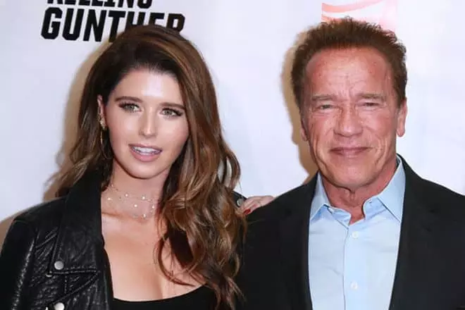 Catherine Schwarzenegger en Arnold Schwarzenegger