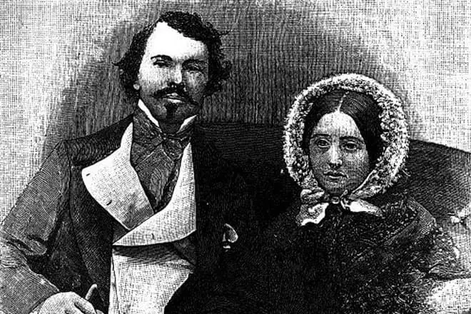 थॉमस मेन रीड और उनकी पत्नी एलिजाबेथ