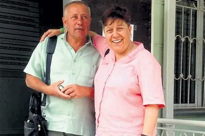 Сергей Шеховцов и съпругата му Мария