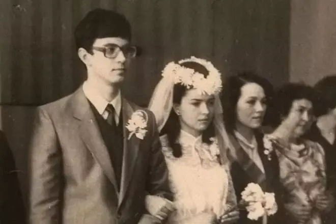 רומן זלוטניקוב ואשתו