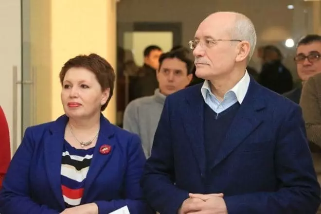 Rustem Khamitov och hans fru Gulshat