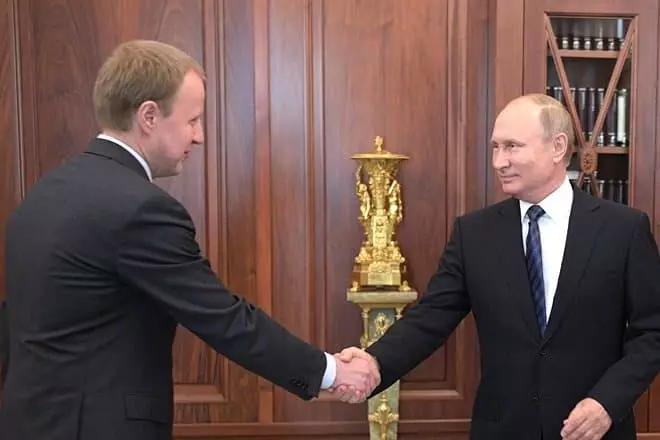 Victor Tomenko i Vladimir Putin