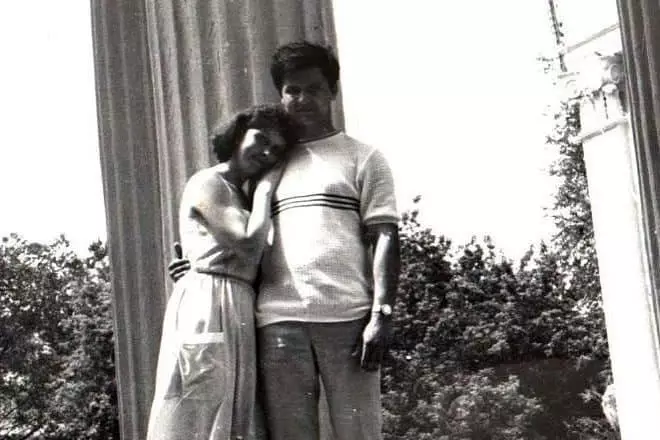 Andrei Tarasenko and his wife Svetlana in youth
