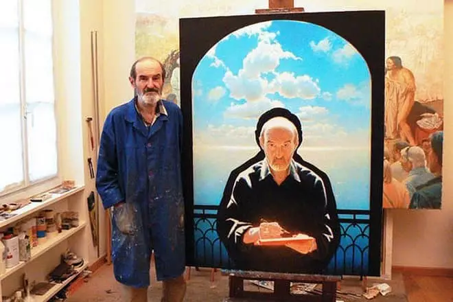 Artysta Eric Bulatov i jego autoportret