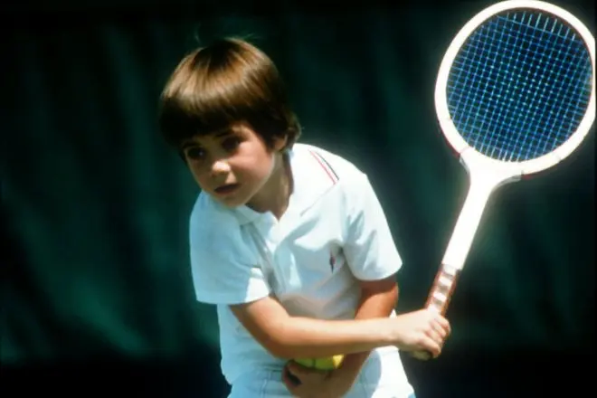 Andre Agassi στην παιδική ηλικία