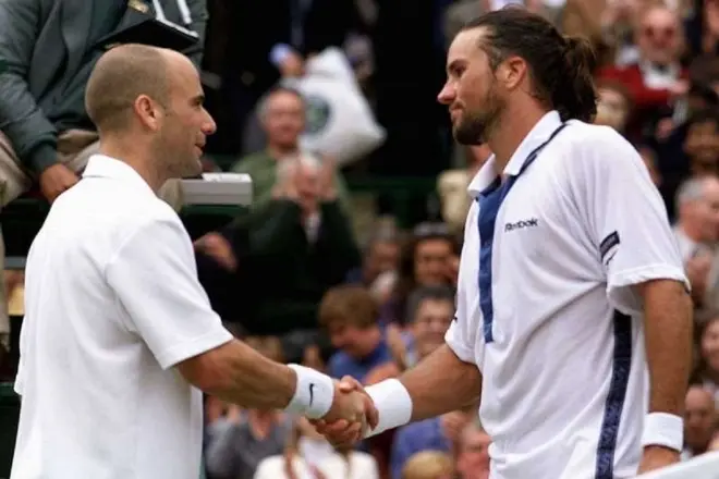 Andre Agassi i Patrick Rafter