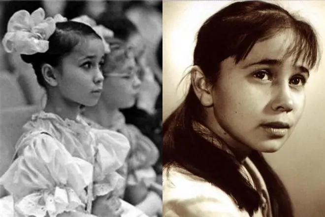 Nadezhda Pavlova ในวัยเด็ก