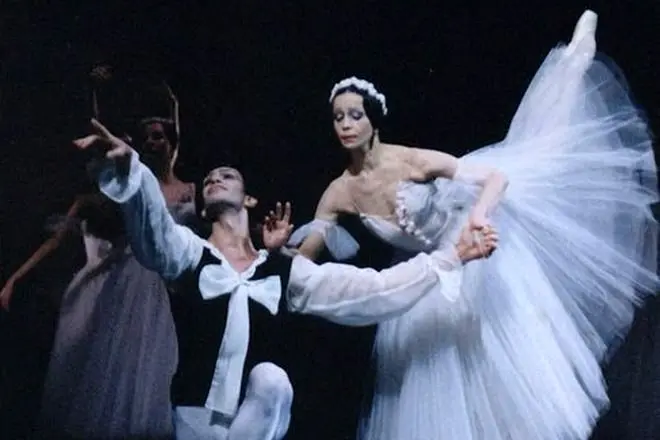 Nadezhda Pavlova和Nikolai Tsiskaridze在芭蕾舞“shopenian”