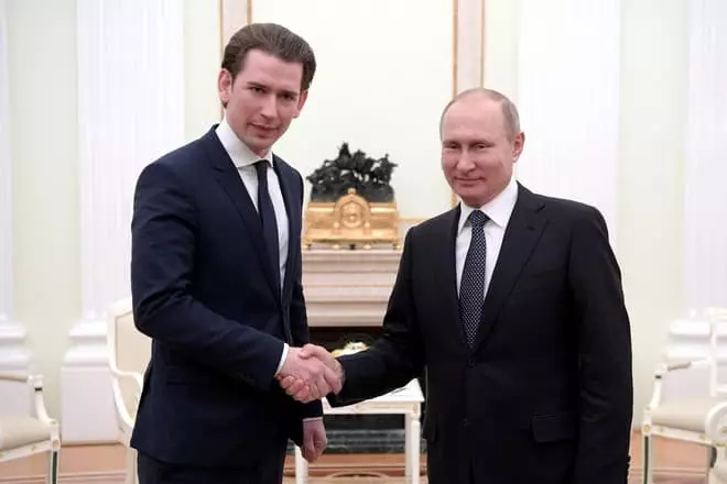 Sebastian Kurtz og Vladimir Putin