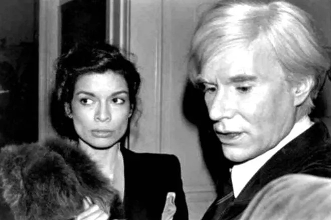 Bianca Jagger a Andy Warhol