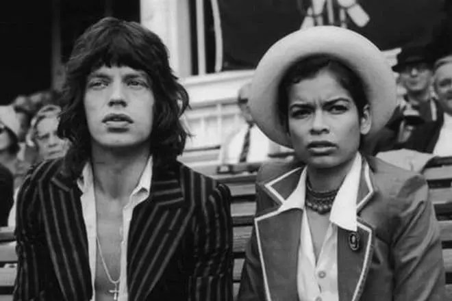 Bianca Jagger sy Mick Jagger