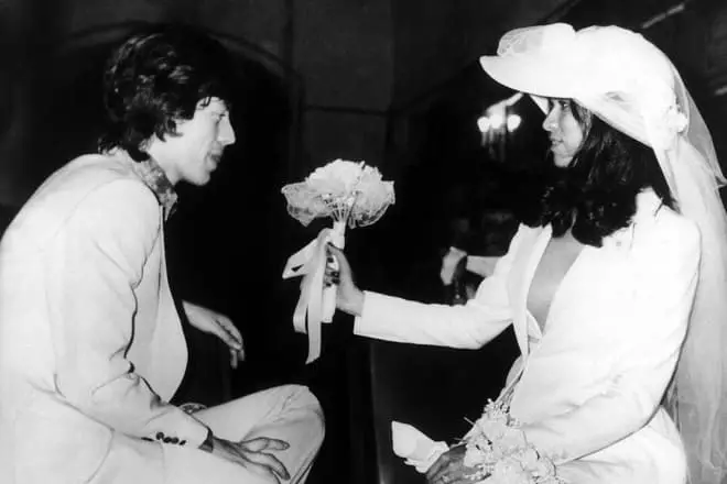 Svatební Mika Jagger a Bianchi Jagger